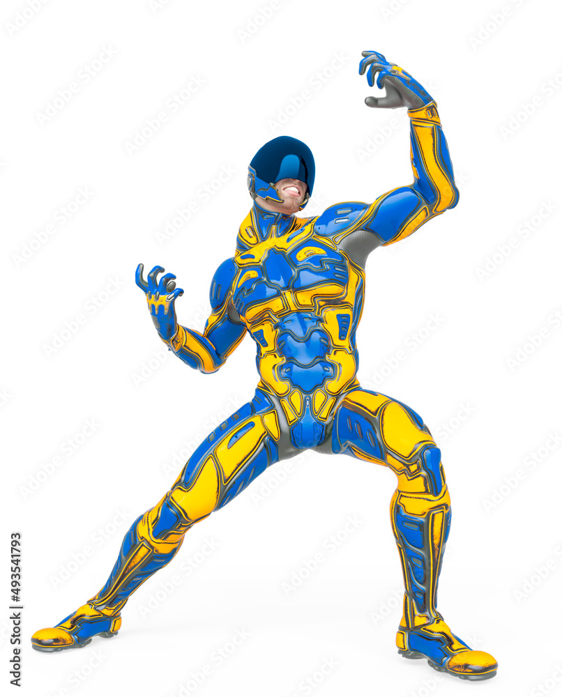 mega soldier is ready to the action mega soldier is ready to the action