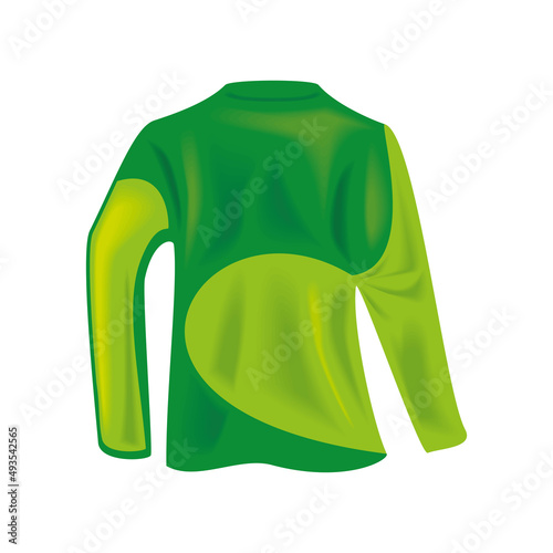 green long sleeve shirt