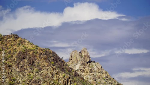 Desert Sky Over Mountain