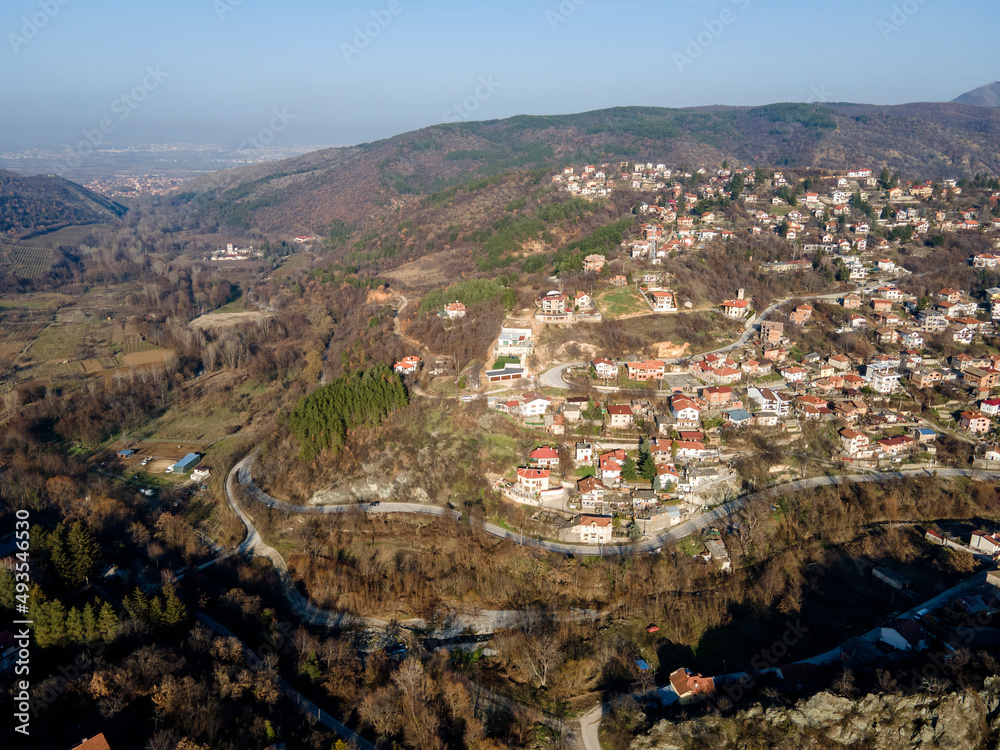 Aerial view of Village of Hrabrino, Bulgaria