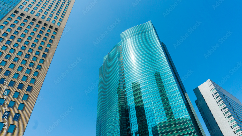 Scenery of a high-rise office building fitted with glass_50 Scenery of a high-rise office building fitted with glass_50