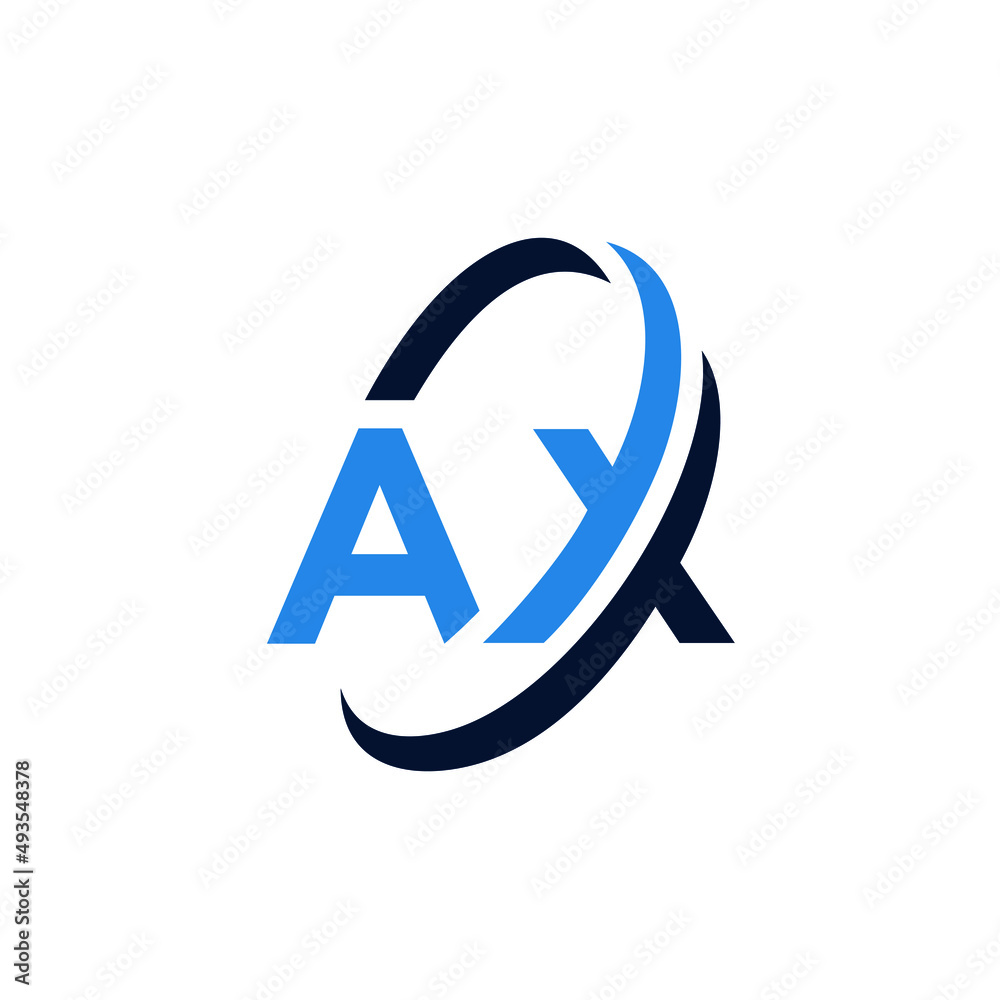 Initial Letter AX Logo Design. Abstract Monogram AX. Icons For Business and Sport. Initial Letter AX Logo Design. Abstract Monogram AX. Icons For Business and Sport.