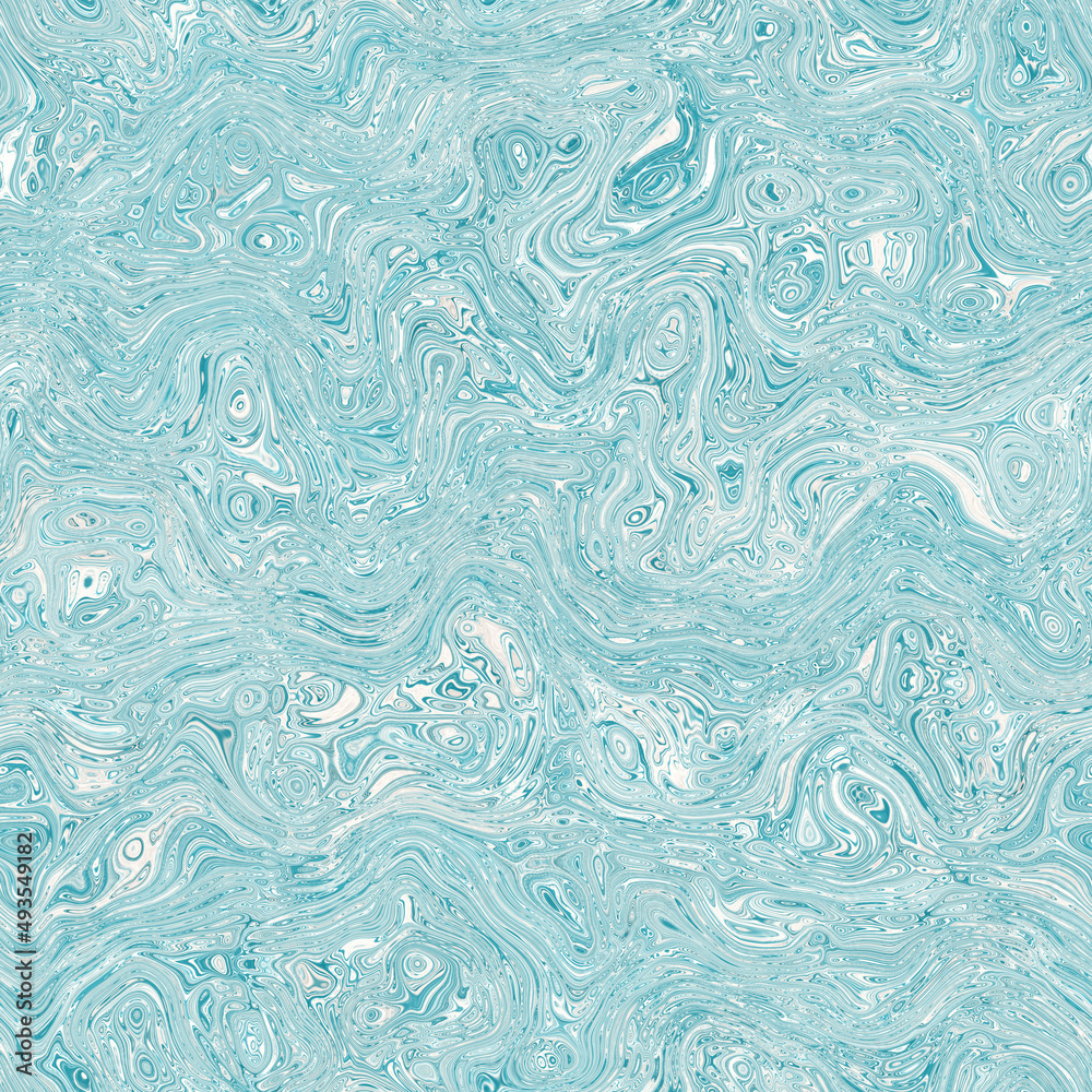Aegean teal mottled swirl marble nautical texture background. Summer coastal living style home decor. Liquid fluid blue water flow effect dyed textile seamless pattern. Aegean teal mottled swirl marble nautical texture background. Summer coastal living style home decor. Liquid fluid blue water flow effect dyed textile seamless pattern.