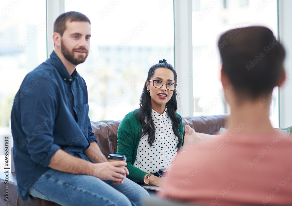 It takes a talented team to found a successful startup. Shot of a group of young businesspeople having a meeting in a modern office. It takes a talented team to found a successful startup. Shot of a group of young businesspeople having a meeting in a modern office.