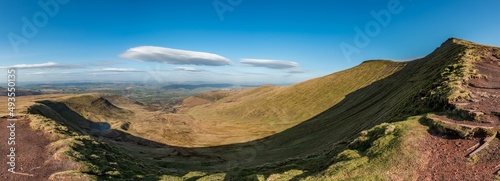 Amazing view in Brecon Beacon national park, Wales, United Kingdom