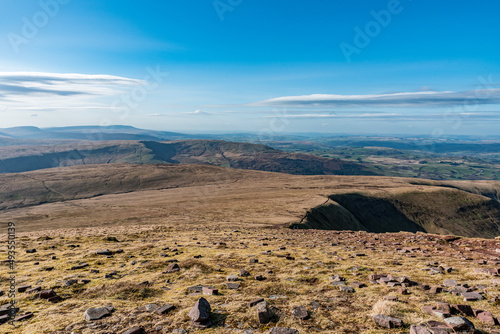 Amazing view in Brecon Beacon national park, Wales, United Kingdom