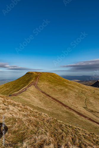 Amazing view in Brecon Beacon national park, Wales, United Kingdom