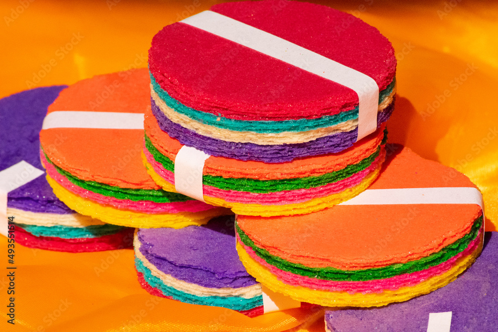 Traditional and typical Mexican candy made from wheat flour and