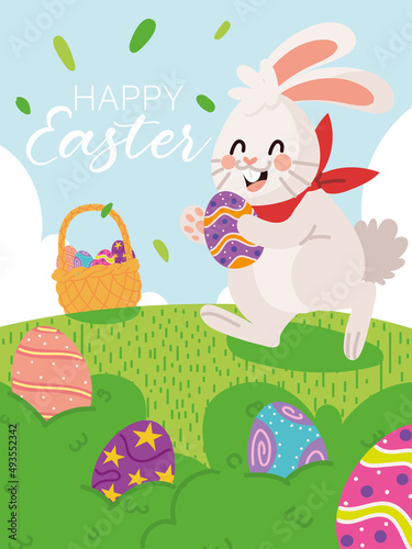 happy easter poster