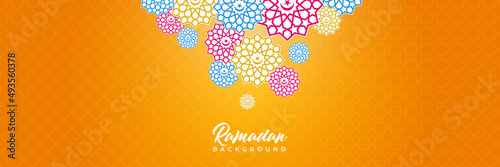 Islamic background, Gift box, lantern, fresh crescent moon on white. Design concept of ramadan kareem, mawlid, iftar,isra and miraj or eid al fitr adha, copy space text area. Vector illustration