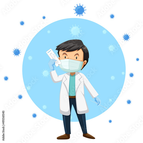 Covid 19 testing with antigen test kit