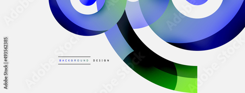 Circle abstract background. Vector illustration for wallpaper banner background card or landing page