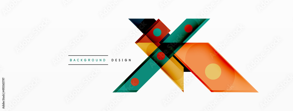 Bright colorful straight lines geometric abstract background. Trendy overlapping lines composition for wallpaper, banner, background or landing Bright colorful straight lines geometric abstract background. Trendy overlapping lines composition for wallpaper, banner, background or landing