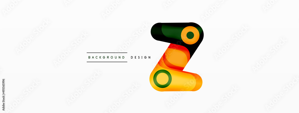 Modern stylish geometric background. Abstract round shapes composition for wallpaper, banner, background or landing Modern stylish geometric background. Abstract round shapes composition for wallpaper, banner, background or landing