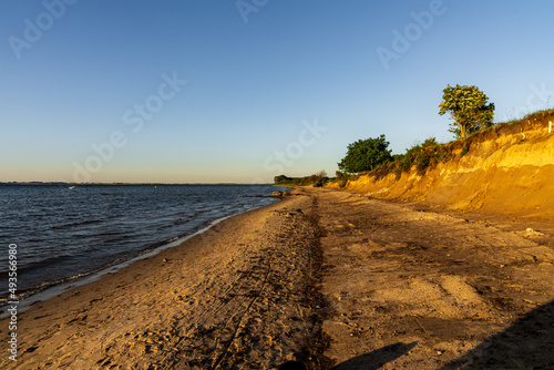 Fototapeta Naklejka Na Ścianę i Meble -  The beach and cliffs in Zierow, Mecklenburg-Western Pomerania, Germany
