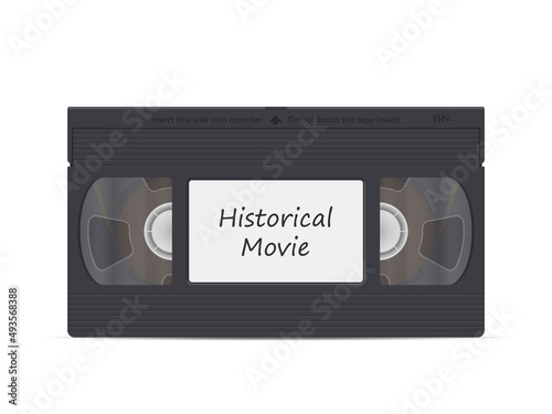 Video cassette historical movie