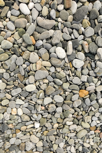 Stones  sea pebbles as a background  texture.