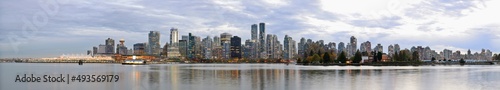 Panoramic  View of  Vancouver Skyline - B.C. CANADA © Nadia