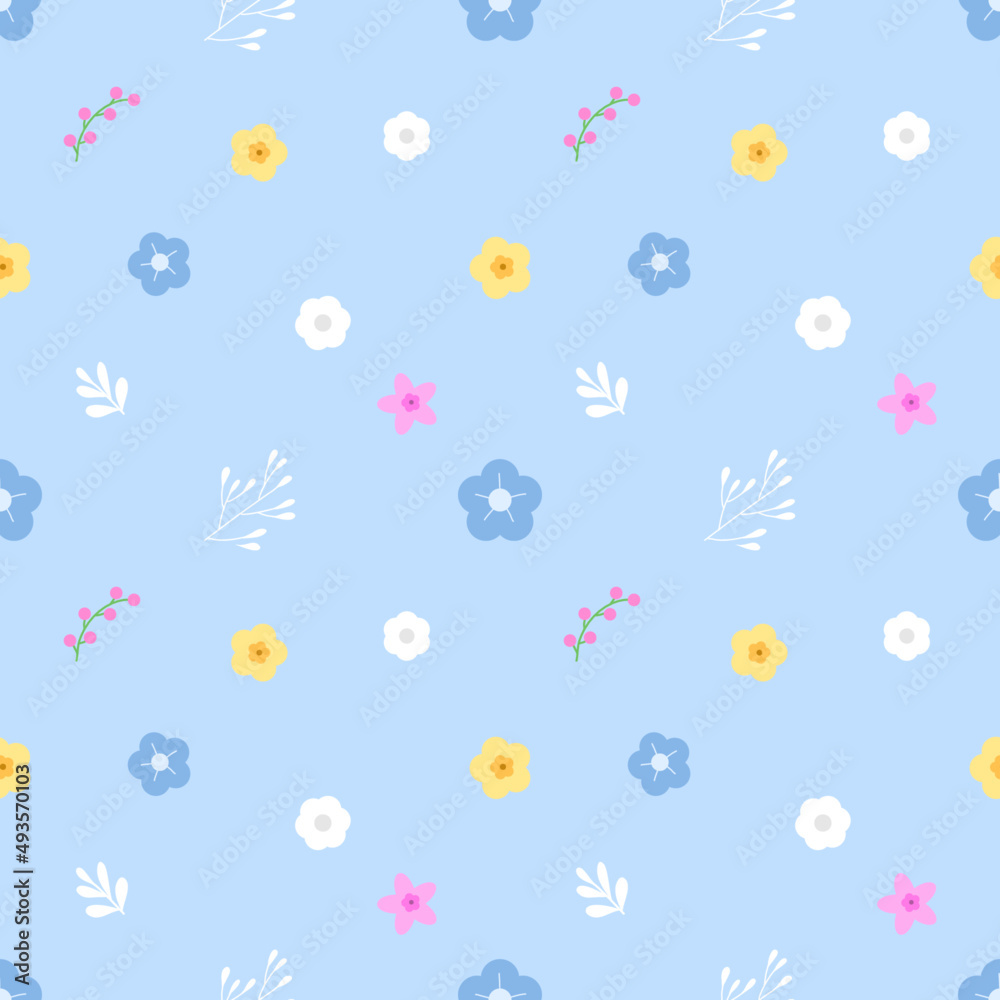 seamless pattern with flowers seamless pattern with flowers
