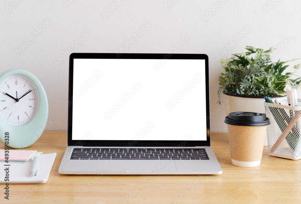 Laptop computer screen mockup, template background banner, Laptop computer with blank screen, Business online, e commerce, online study concept Laptop computer screen mockup, template background banner, Laptop computer with blank screen, Business online, e commerce, online study concept