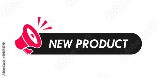 New Product logo design template illustration. Suitable for product label