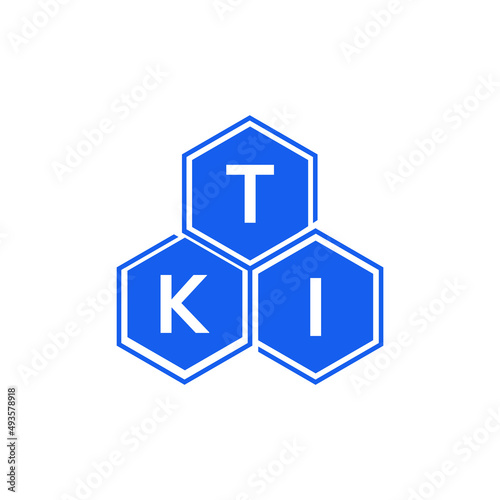 TKI letter logo design on White background. TKI creative initials letter logo concept. TKI letter design. 