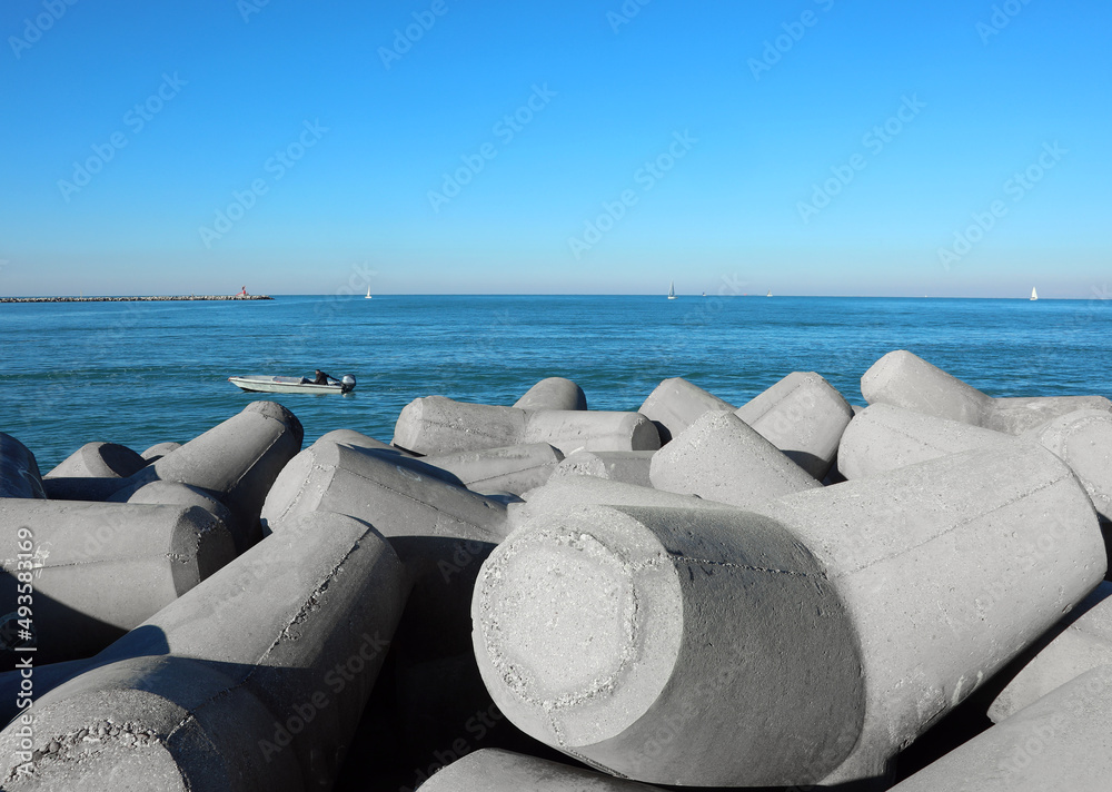concrete breakwaters to protect from storm surges concrete breakwaters to protect from storm surges
