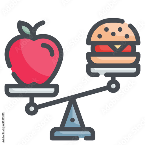 balanced line icon