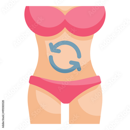 metabolism flat icon