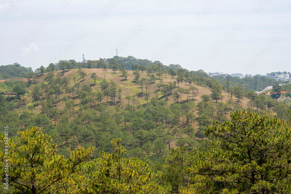 Amazing landscape of Da Lat city, Vietnam