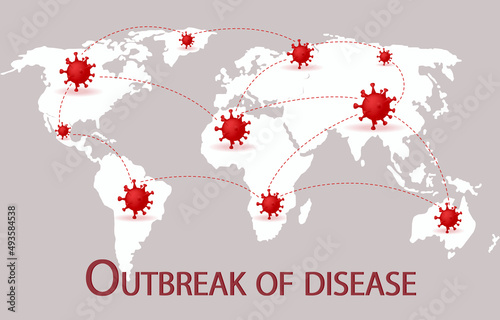 Outbreak of disease coronavirus spread throughout the world in a very short time. Everyone should take good care of themselves, keep distance to ensure safety and reduce the spread of infection.