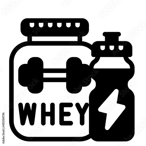 whey glyph icon