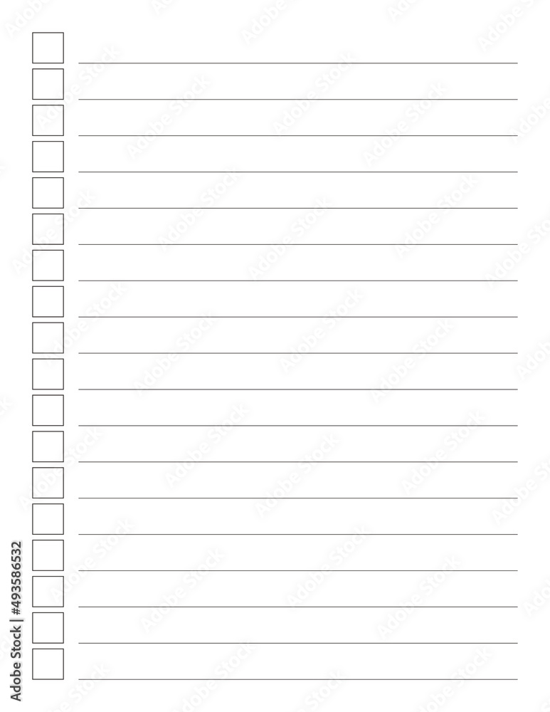 Graph paper. Printable To do list with check boxes, checklist, grid paper with color horizontal lines. Geometric pattern for school, textures, notebook, diary. Realistic lined paper blank size Letter Graph paper. Printable To do list with check boxes, checklist, grid paper with color horizontal lines. Geometric pattern for school, textures, notebook, diary. Realistic lined paper blank size Letter