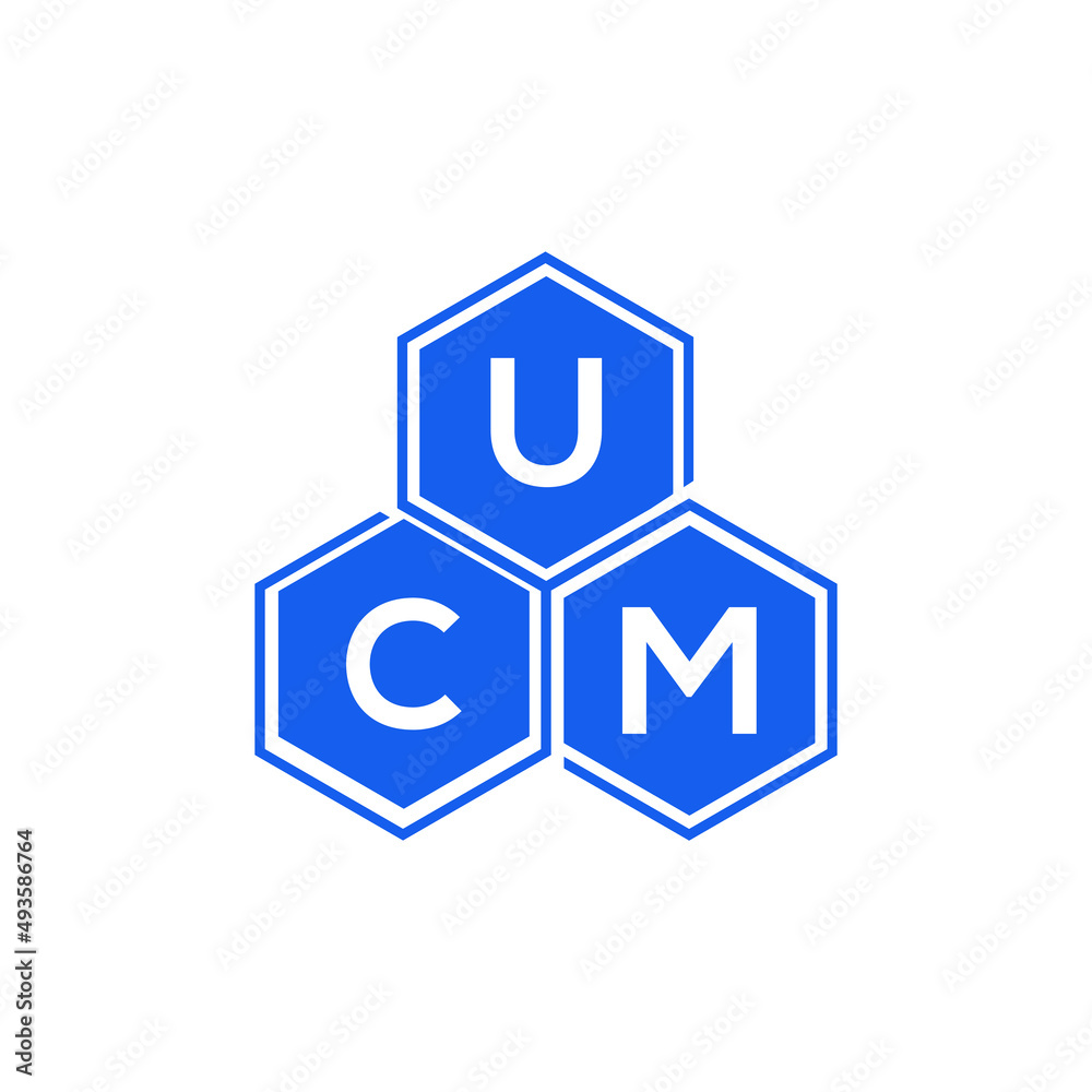 UCM letter logo design on White background. UCM creative initials letter logo concept. UCM letter design. UCM letter logo design on White background. UCM creative initials letter logo concept. UCM letter design.