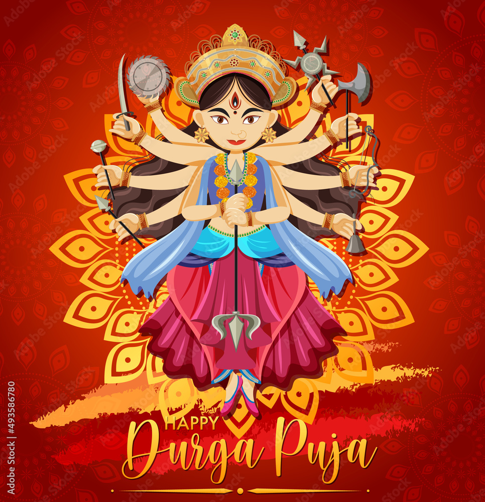 Happy Durga Puja event day Happy Durga Puja event day