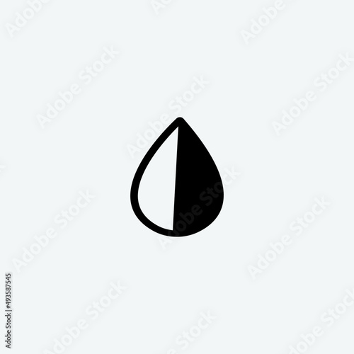 Invert_colors vector icon illustration sign