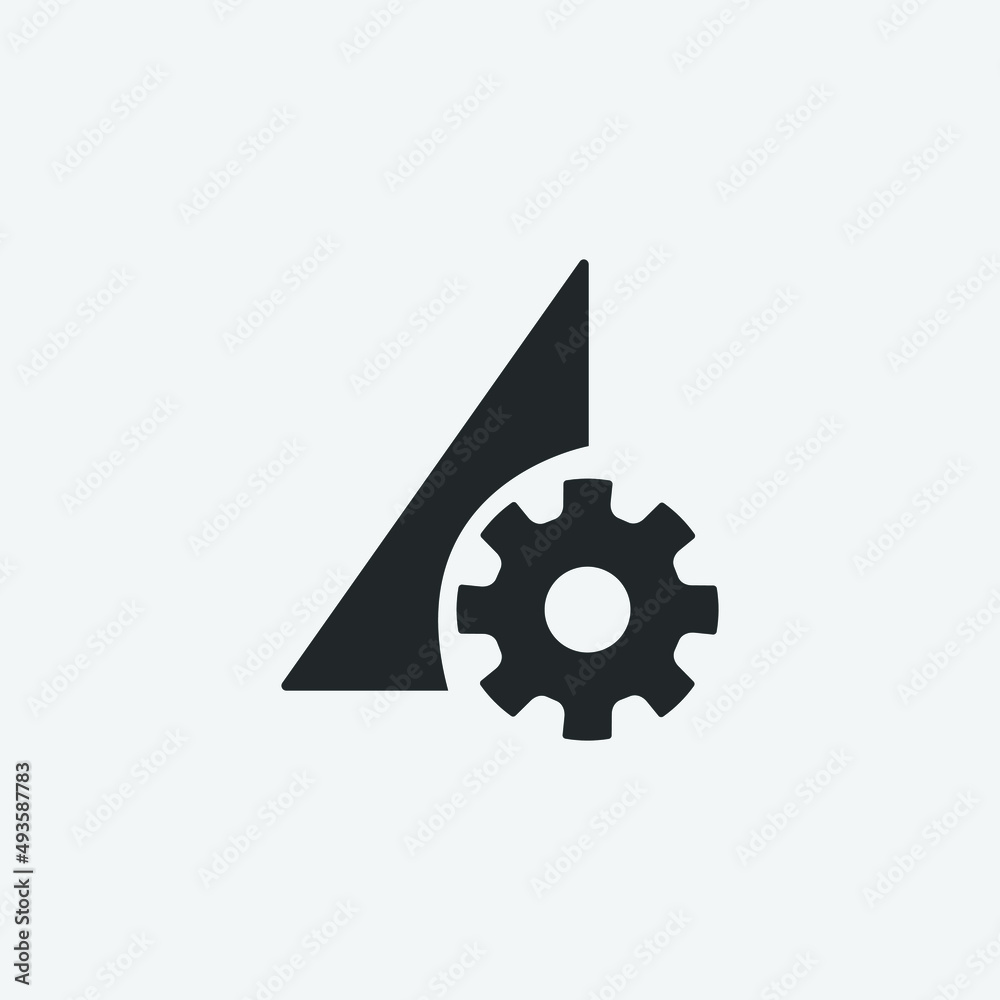 Perm_data_setting vector icon illustration sign Perm_data_setting vector icon illustration sign