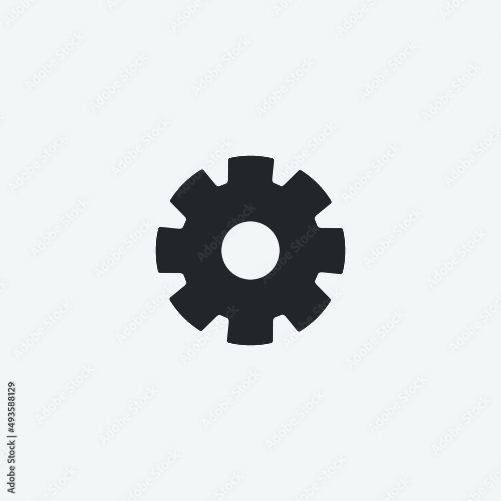 Settings vector icon illustration sign Settings vector icon illustration sign