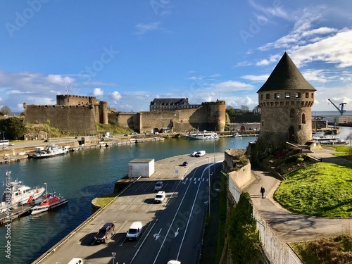 Festung Brest / Marinemuseum / Tour Tanguy in Brest (Bretagne, Frankreich)