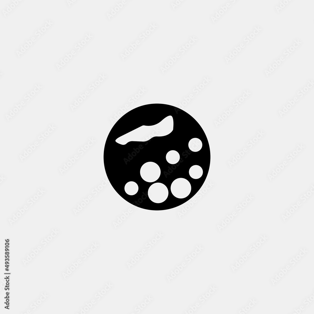Cholesterol vector icon illustration sign Cholesterol vector icon illustration sign