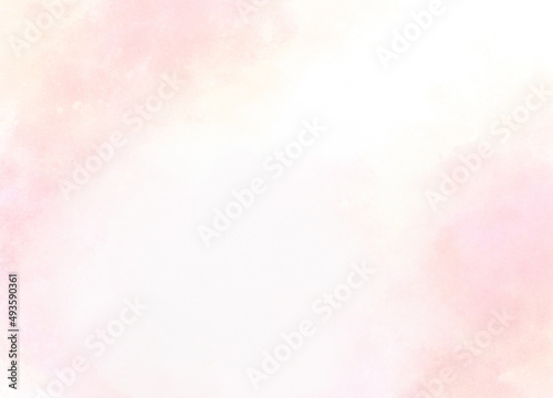 背景に使える水彩風の手描き素材_薄いピンク
