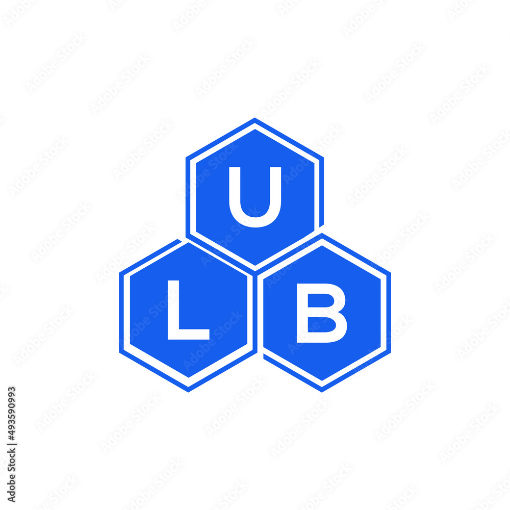 ULB letter logo design on White background. ULB creative initials letter logo concept. ULB letter design. ULB letter logo design on White background. ULB creative initials letter logo concept. ULB letter design.