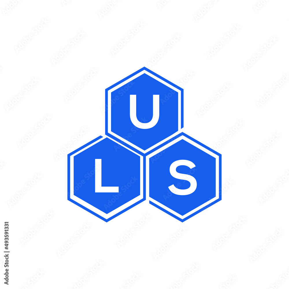 ULS letter logo design on White background. ULS creative initials letter logo concept. ULS letter design. ULS letter logo design on White background. ULS creative initials letter logo concept. ULS letter design.