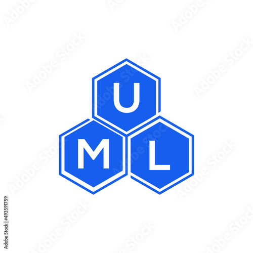 UML letter logo design on White background. UML creative initials letter logo concept. UML letter design. 