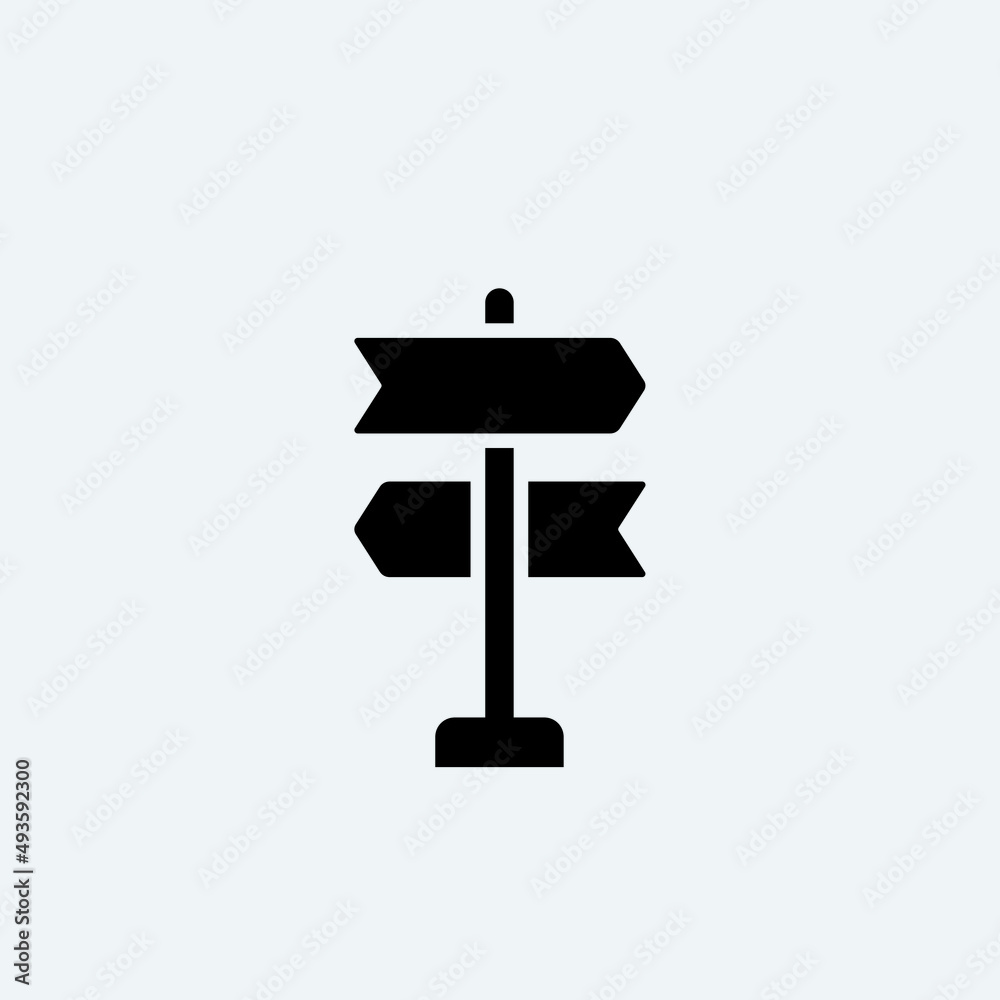 Direction post icon Direction post icon