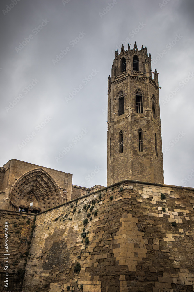 Torre de la catedral de la Seu Vella en Lleida