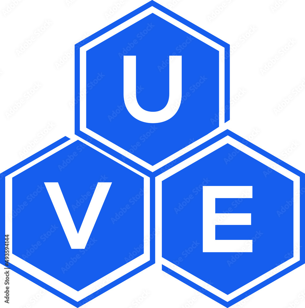 UVE letter logo design on White background. UVE creative initials letter logo concept. UVE letter design. UVE letter logo design on White background. UVE creative initials letter logo concept. UVE letter design.