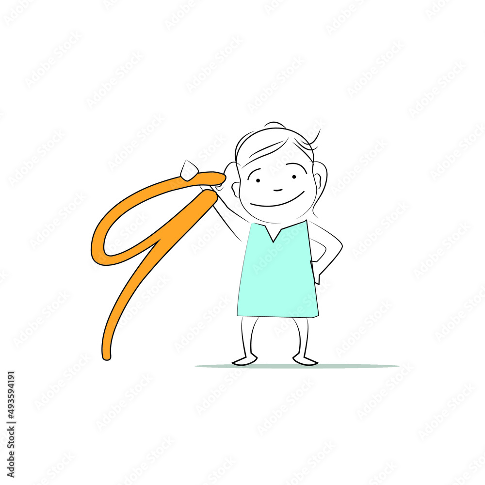 Number nine.
Doodle style character. An illustration of simple human movements and emotions. Number nine.
Doodle style character. An illustration of simple human movements and emotions.