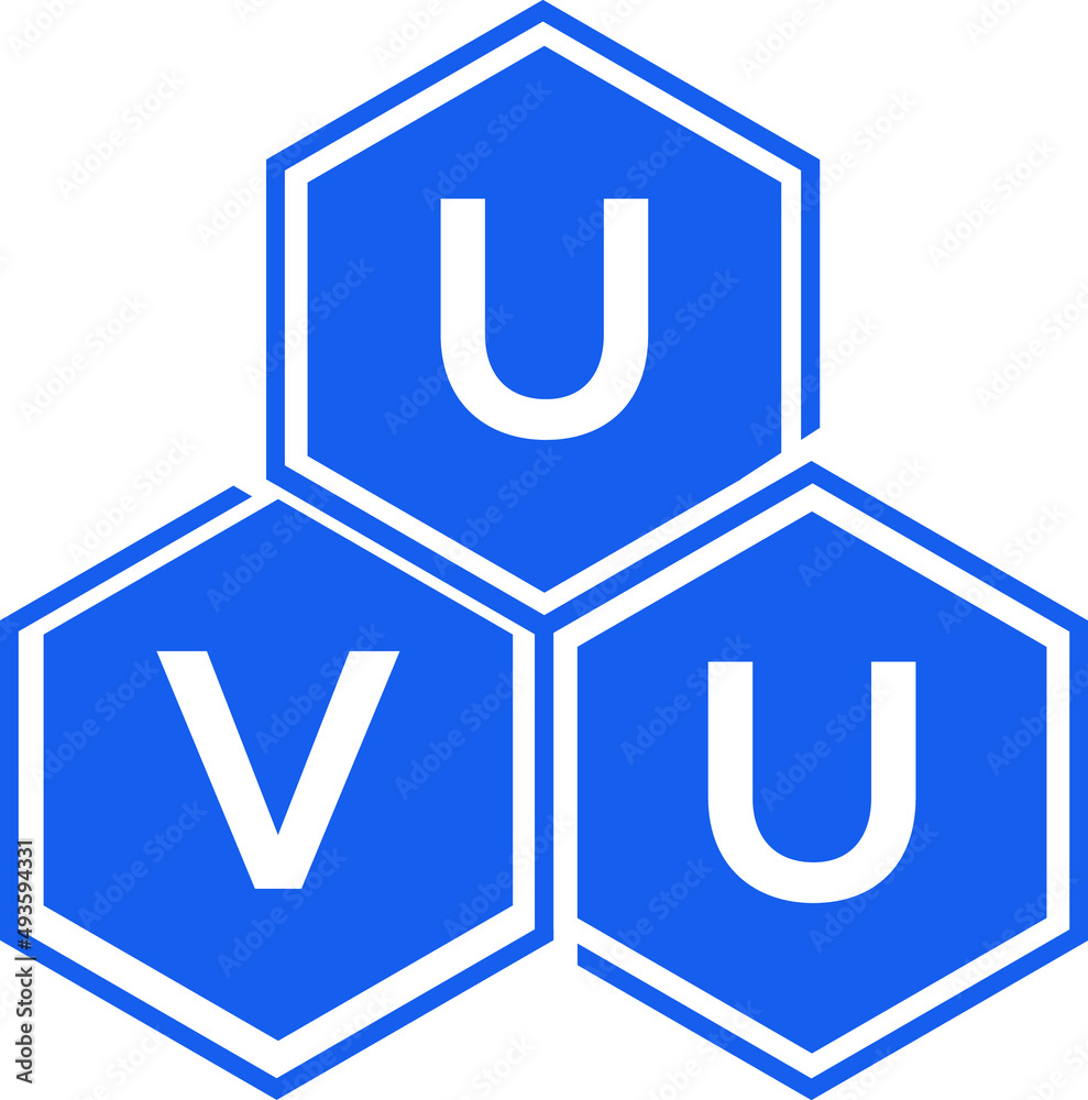 UVU letter logo design on White background. UVU creative initials letter logo concept. UVU letter design. UVU letter logo design on White background. UVU creative initials letter logo concept. UVU letter design.