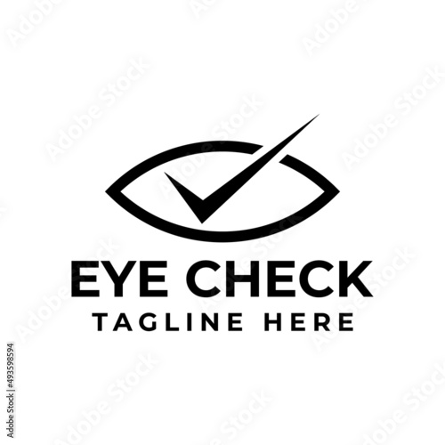 eye check logo design